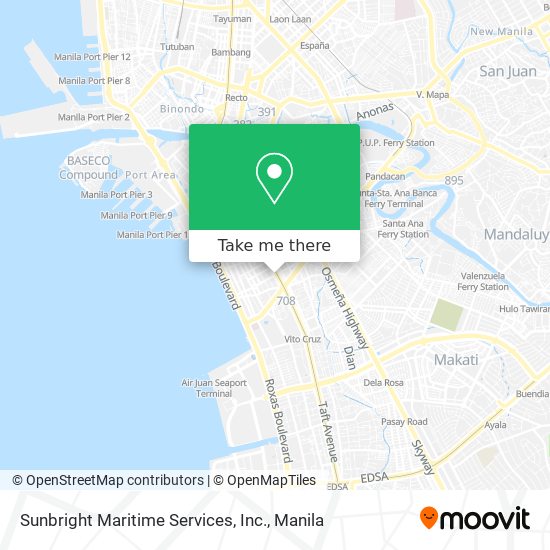 Sunbright Maritime Services, Inc. map