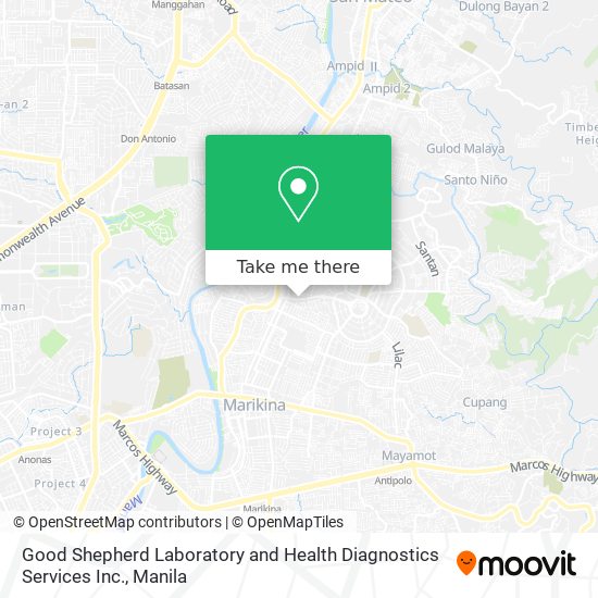 Good Shepherd Laboratory and Health Diagnostics Services Inc. map