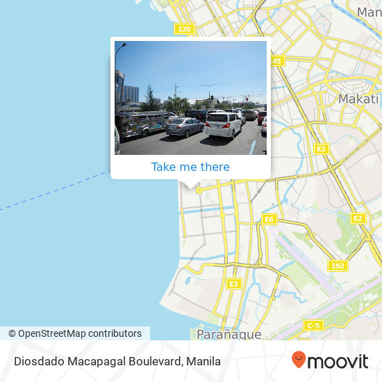Diosdado Macapagal Boulevard map
