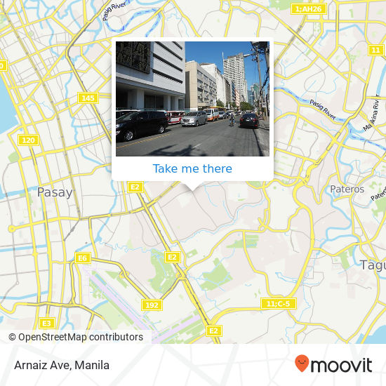 Arnaiz Ave map