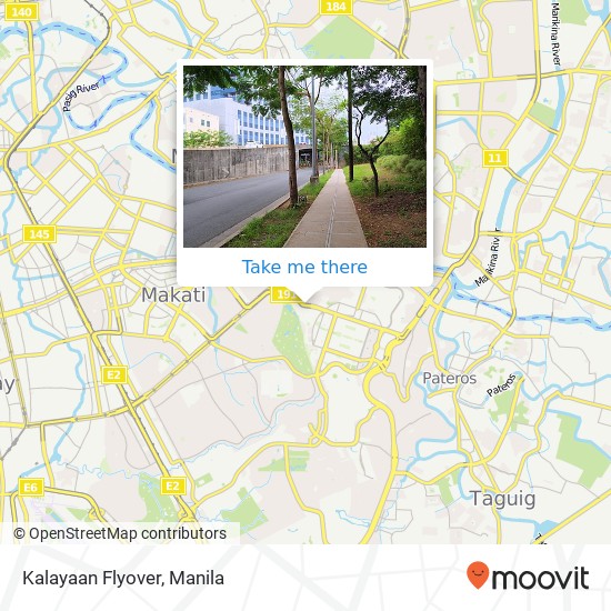 Kalayaan Flyover map