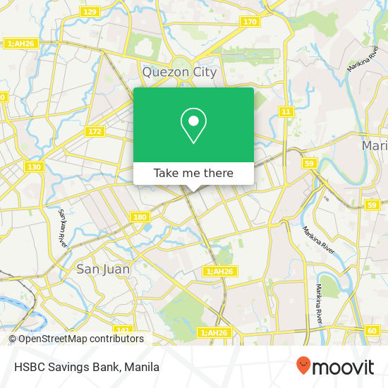 HSBC Savings Bank map