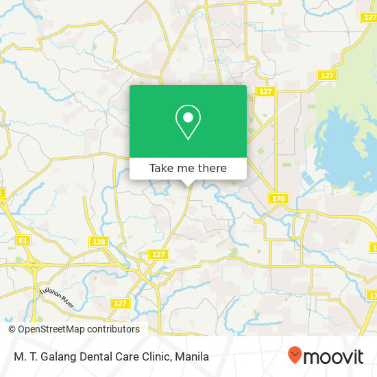 M. T. Galang Dental Care Clinic map