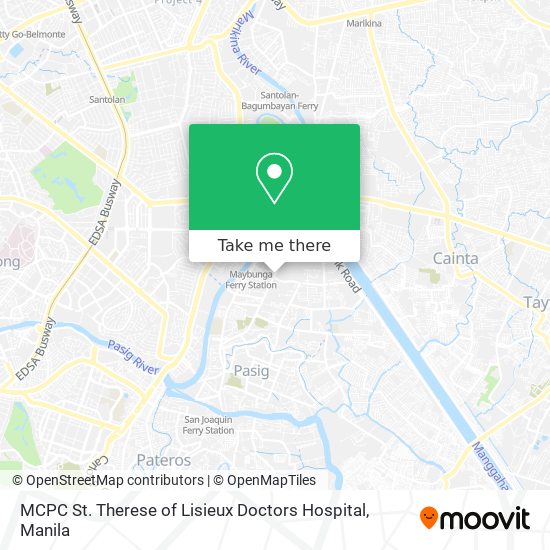 MCPC St. Therese of Lisieux Doctors Hospital map