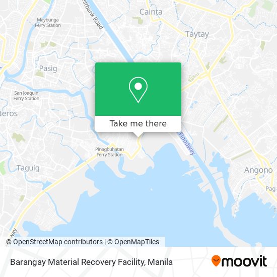Barangay Material Recovery Facility map