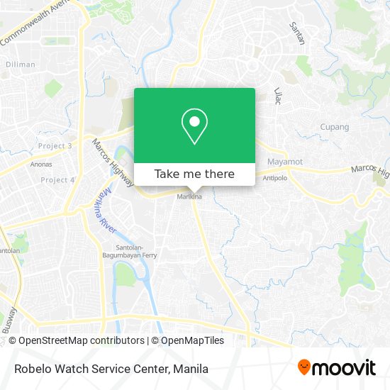 Robelo Watch Service Center map