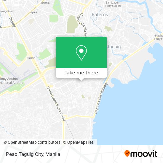 Peso Taguig City map