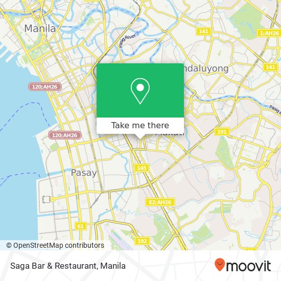 Saga Bar & Restaurant map