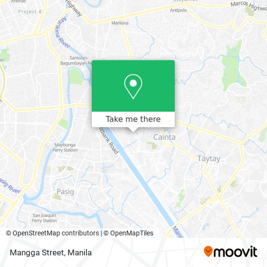 Mangga Street map