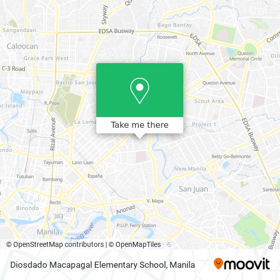 Diosdado Macapagal Elementary School map