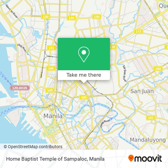 Home Baptist Temple of Sampaloc map