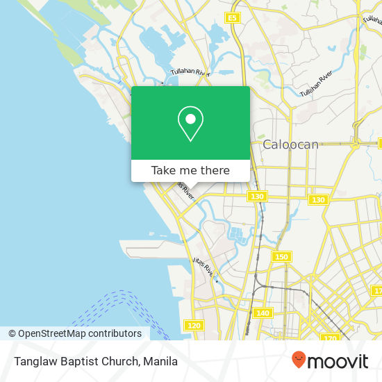 Tanglaw Baptist Church map