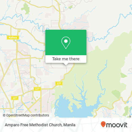 Amparo Free Methodist Church map