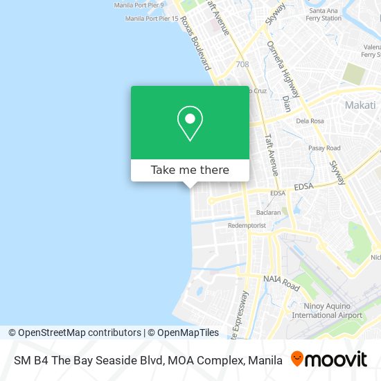 SM B4 The Bay Seaside Blvd, MOA Complex map