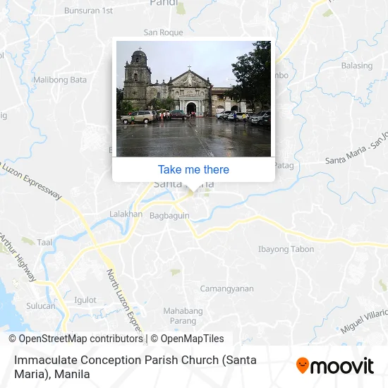Immaculate Conception Parish Church (Santa Maria) map