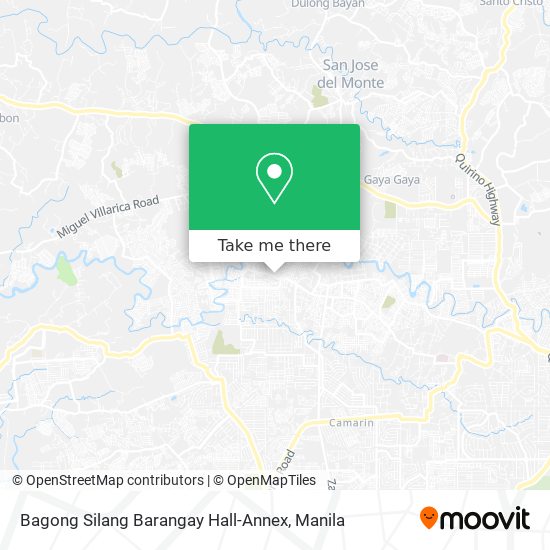 Bagong Silang Barangay Hall-Annex map