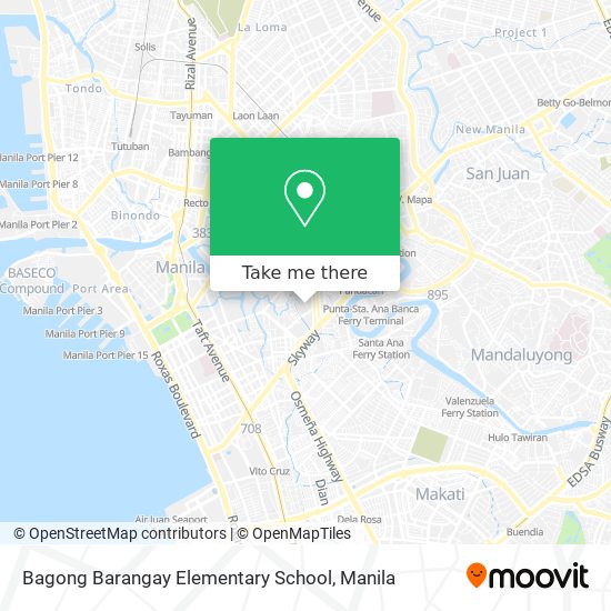 Bagong Barangay Elementary School map