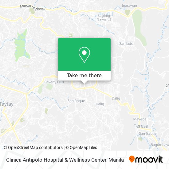 Clinica Antipolo Hospital & Wellness Center map