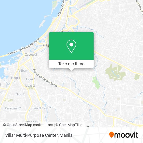Villar Multi-Purpose Center map