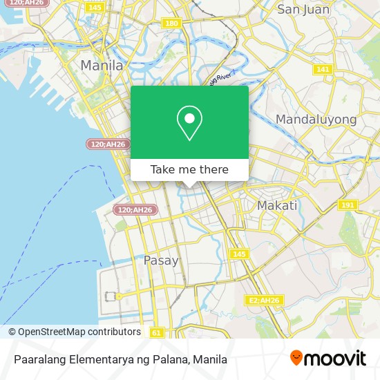 Paaralang Elementarya ng Palana map