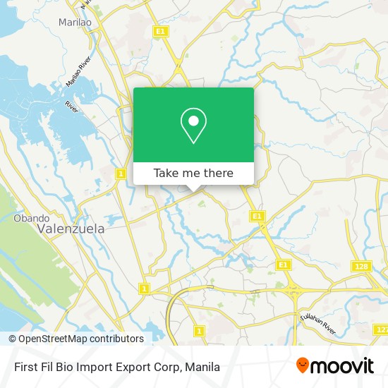 First Fil Bio Import Export Corp map