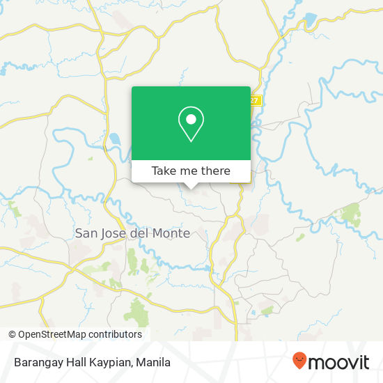 Barangay Hall Kaypian map