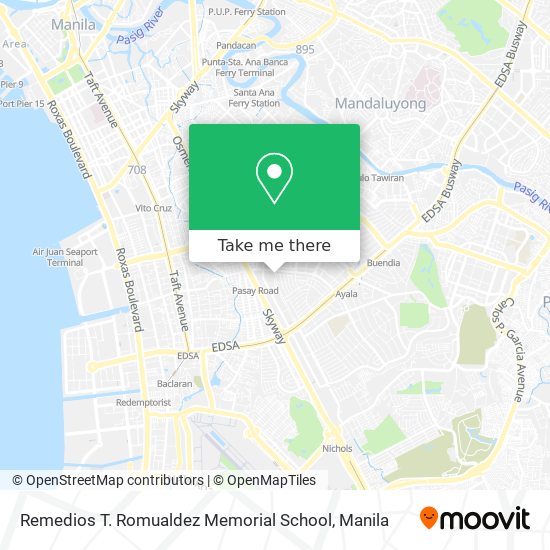 Remedios T. Romualdez Memorial School map