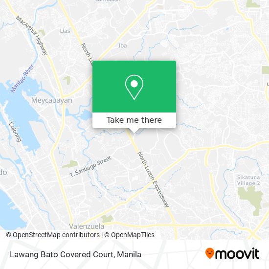 Lawang Bato Covered Court map