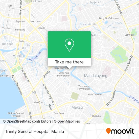 Trinity General Hospital map