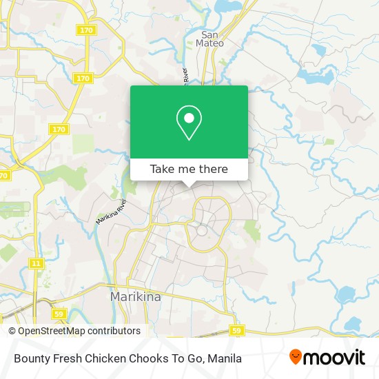 Bounty Fresh Chicken Chooks To Go map