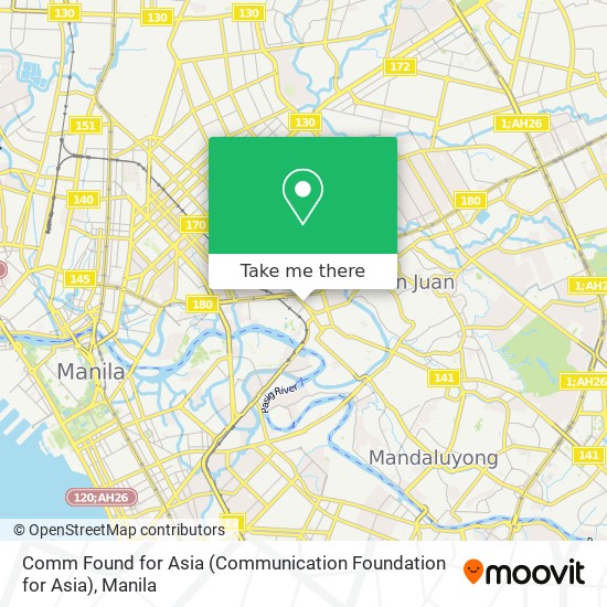 Comm Found for Asia (Communication Foundation for Asia) map