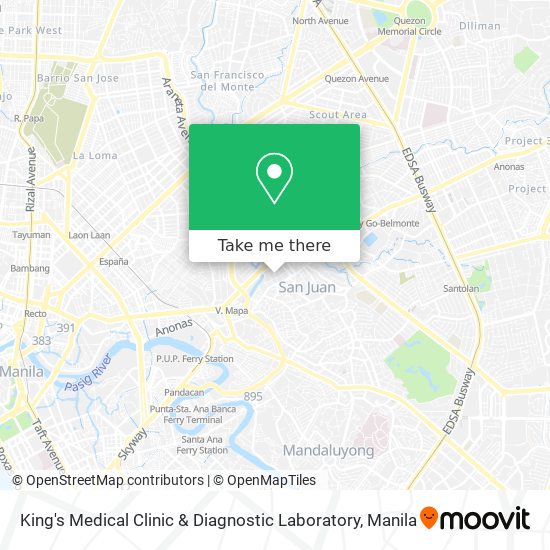 King's Medical Clinic & Diagnostic Laboratory map