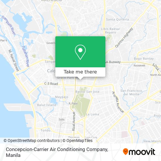 Concepcion-Carrier Air Conditioning Company map