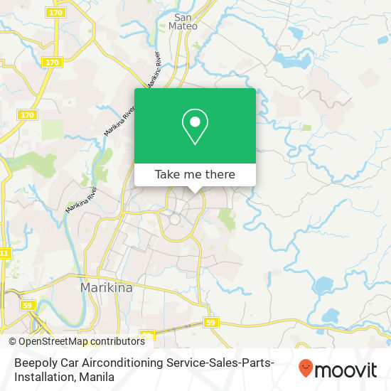 Beepoly Car Airconditioning Service-Sales-Parts-Installation map