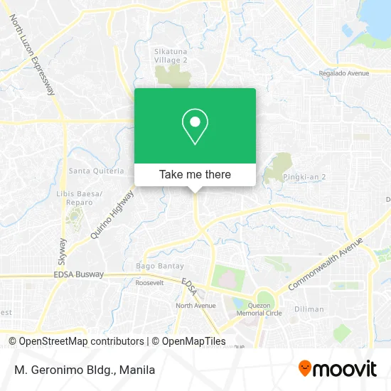 M. Geronimo Bldg. map