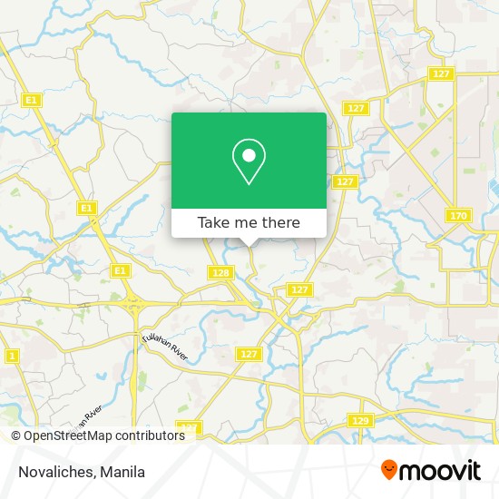 Novaliches map