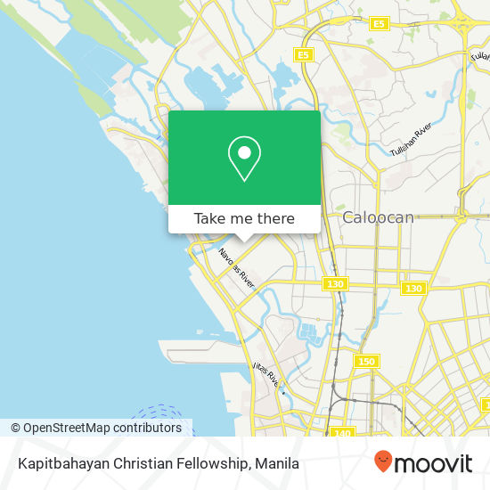 Kapitbahayan Christian Fellowship map