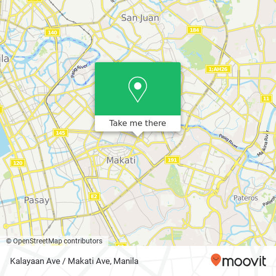 Kalayaan Ave / Makati Ave map