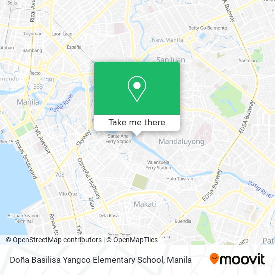 Doña Basilisa Yangco Elementary School map