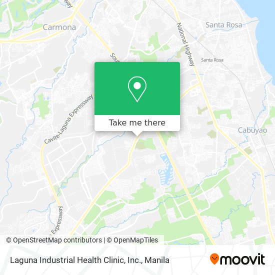 Laguna Industrial Health Clinic, Inc. map
