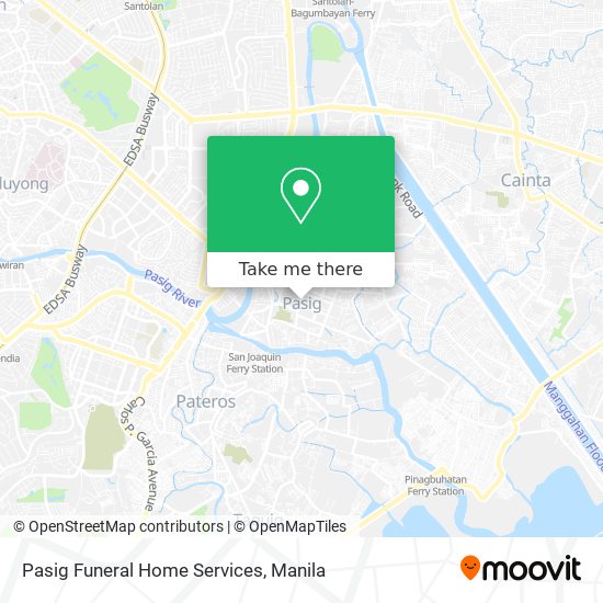 Pasig Funeral Home Services map