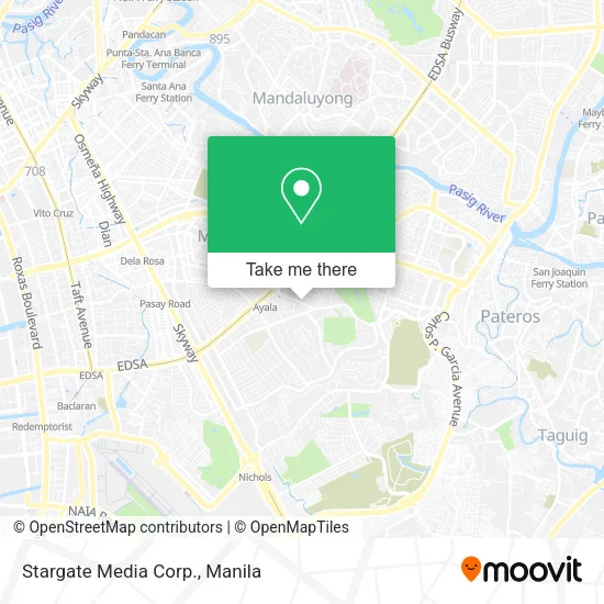 Stargate Media Corp. map