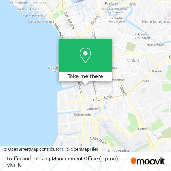 Traffic and Parking Management Office ( Tpmo) map