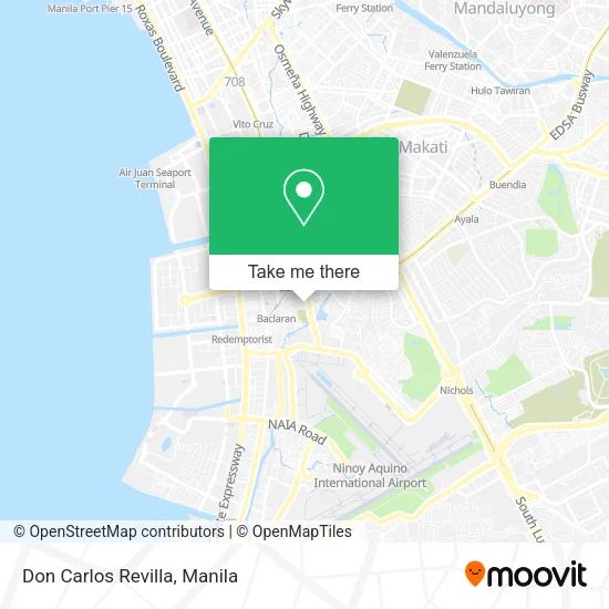 Don Carlos Revilla map
