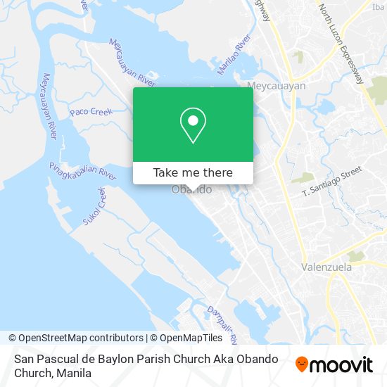 San Pascual de Baylon Parish Church Aka Obando Church map