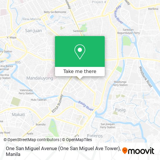 One San Miguel Avenue (One San Miguel Ave Tower) map