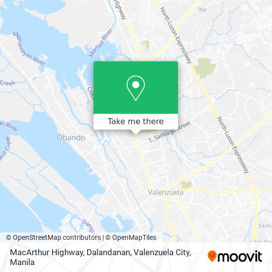 MacArthur Highway, Dalandanan, Valenzuela City map