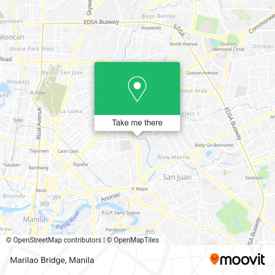 Marilao Bridge map
