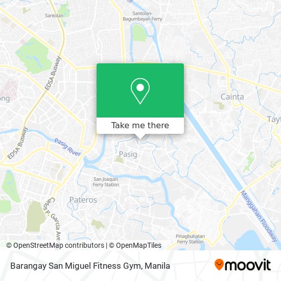 Barangay San Miguel Fitness Gym map