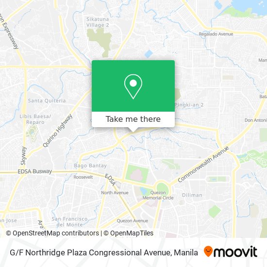 G / F Northridge Plaza Congressional Avenue map
